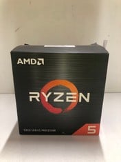 Lot 581  
            Edinburgh SR33 - Delivery Only 

                
AMD RYZEN SETS 5 5600X PROCESSOR (6 CORES/12 THREADS, 65W TDP, AM4 SOCKET, 35MB C...