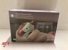 Lot 582  
            Edinburgh SR33 - Delivery Only 

                
OWLET DREAM SOCK® - SMART BABY MONITOR - TRACK LIVE PULSE (HEART) RATE, OXYGEN IN...