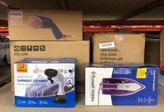 Lot 79  
            Edinburgh SR33 - Delivery Only 
                
QUANTITY OF KITCHEN & APPLIANCES ITEMS TO INCLUDE RUSSELL HOBBS SUPREME STEAM IRO...