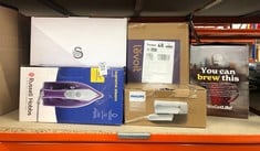 Lot 86  
            Edinburgh SR33 - Delivery Only 
                
QUANTITY OF KITCHEN & APPLIANCES ITEMS TO INCLUDE RUSSELL HOBBS SUPREME STEAM IRO...