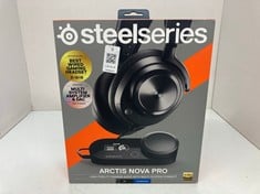 Lot 8  
            Edinburgh SR33 - Delivery Only 

                
STEELSERIES ARCTIS NOVA PRO MULTI-SYSTEM GAMING HEADSET - PREMIUM HI-FI DRIVERS, ...