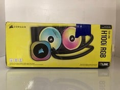 Lot 111  
            Edinburgh SR33 - Delivery Only 

                
CORSAIR CUE LINK H100I RGB LIQUID CPU COOLER - 240MM AIO - QX120 RGB FANS - FITS ...