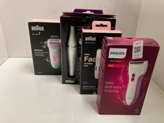 Lot 147  
            Edinburgh SR33 - Delivery Only 

                
QUANTITY OF HEALTH & BEAUTY ITEMS TO INCLUDE PHILIPS SATINSHAVE ESSENTIAL WET AND...