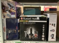 Lot 162  
            Edinburgh SR33 - Delivery Only 

                
QUANTITY OF KITCHEN & APPLIANCES ITEMS TO INCLUDE RUSSELL HOBBS DESIRE 3 IN 1 ELE...