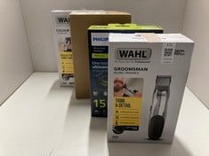 Lot 172  
            Edinburgh SR33 - Delivery Only 

                
QUANTITY OF HEALTH & BEAUTY ITEMS TO INCLUDE WAHL GROOMSMAN RECHARGEABLE BEARD TR...