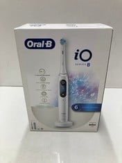 Lot 181  
            Edinburgh SR33 - Delivery Only 
                
ORAL-B IO8 ELECTRIC TOOTHBRUSHES FOR ADULTS, APP CONNECTED HANDLE, 6 MODES WITH T...