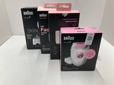 Lot 183  
            Edinburgh SR33 - Delivery Only 
                
QUANTITY OF HEALTH & BEAUTY ITEMS TO INCLUDE BRAUN SILK-ÉPIL 3, CORDED EPILATOR F...