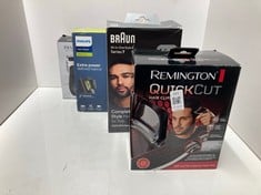 Lot 201  
            Edinburgh SR33 - Delivery Only 
                
QUANTITY OF HEALTH & BEAUTY ITEMS TO INCLUDE REMINGTON QUICK CUT HAIR CLIPPERS WI...