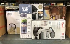 Lot 225  
            Edinburgh SR33 - Delivery Only 
                
QUANTITY OF KITCHEN & APPLIANCES ITEMS TO INCLUDE SWAN SI12022N PORTABLE GARMENT ...