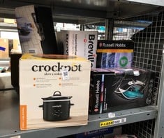 Lot 256  
            Edinburgh SR33 - Delivery Only 
                
QUANTITY OF KITCHEN & APPLIANCES ITEMS TO INCLUDE CROCK-POT SLOW COOKER | REMOVAB...