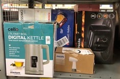 Lot 257  
            Edinburgh SR33 - Delivery Only 
                
QUANTITY OF KITCHEN & APPLIANCES ITEMS TO INCLUDE 1.7L GREEN 3000W RAPID BOIL DIG...