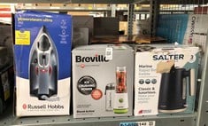 Lot 263  
            Edinburgh SR33 - Delivery Only 
                
QUANTITY OF KITCHEN & APPLIANCES ITEMS TO INCLUDE BREVILLE BLEND ACTIVE PERSONAL ...