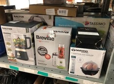 Lot 265  
            Edinburgh SR33 - Delivery Only 
                
QUANTITY OF KITCHEN & APPLIANCES ITEMS TO INCLUDE BREVILLE BLEND ACTIVE PERSONAL ...
