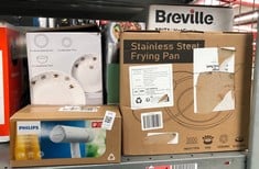 Lot 275  
            Edinburgh SR33 - Delivery Only 
                
QUANTITY OF KITCHEN & APPLIANCES ITEMS TO INCLUDE PHILIPS 3000 SERIES HANDHELD ST...