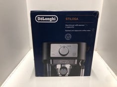 Lot 282  
            Edinburgh SR33 - Delivery Only 
                
DE'LONGHI MANUAL COFFEE MACHINE STILOSA EC260.CR, 15 BAR PRESSURE, CAPPUCCINO SYS...