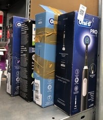 Lot 295  
            Edinburgh SR33 - Delivery Only 
                
QUANTITY OF HEALTH & BEAUTY ITEMS TO INCLUDE ORAL-B PRO 1 ELECTRIC TOOTHBRUSH FOR...
