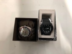 Lot 299  
            Edinburgh SR33 - Delivery Only 
                
CASIO ANALOG-DIGITAL BLACK DIAL MEN'S WATCH-GA-2100-1ADR (G986), BLACK-CARBON COR...
