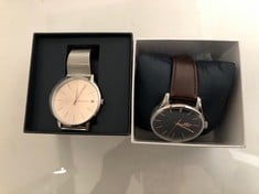 Lot 308  
            Edinburgh SR33 - Delivery Only 

                
LACOSTE LEATHER STRAP NAVY FACE MENS WATCH + TOMMY HILFIGER STAINLESS STEEL STRAP...