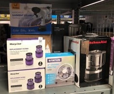 Lot 321  
            Edinburgh SR33 - Delivery Only 

                
QUANTITY OF KITCHEN & APPLIANCES ITEMS TO INCLUDE FILTERS FOR DYSON V11, MORPILOT...