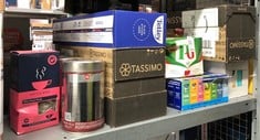Lot 345  
            Edinburgh SR33 - Delivery Only 

                
QUANTITY OF FOOD & DRINK ITEMS TO INCLUDE ILLY FILTER COFFEE S-ROASTING, STRONG R...