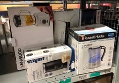Lot 347  
            Edinburgh SR33 - Delivery Only 

                
QUANTITY OF KITCHEN & APPLIANCES ITEMS TO INCLUDE RUSSELL HOBBS BRITA FILTER PURI...