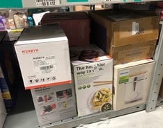 Lot 349  
            Edinburgh SR33 - Delivery Only 

                
QUANTITY OF KITCHEN & APPLIANCES ITEMS TO INCLUDE SALTER 3-TIER FOOD STEAMER – CO...