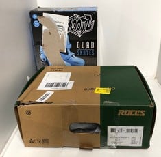 Lot 388  
            Edinburgh SR33 - Delivery Only 

                
XOOTZ KIDS QUAD SKATES, BEGINNER ADJUSTABLE ROLLER SKATES BOYS, BLUE/BLACK + ROCE...