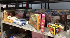 Lot 391  
            Edinburgh SR33 - Delivery Only 

                
QUANTITY OF TOYS & GAMES TO INCLUDE DINOSAUR NUMERAL TRAIN: LOCATION - E RACK