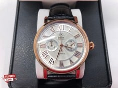 Lot 3  
            Edinburgh SR33 - Delivery Only 

                
MENS ERNEST FERDINAND WATCH – FUNCTIONING SUB DIALS – LEATHER STRAP – GLASS EXHIB...