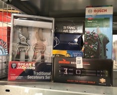 Lot 405  
            Edinburgh SR33 - Delivery Only 

                
QUANTITY OF TOOLS & HOME IMPROVEMENT ITEMS TO INCLUDE SPEAR & JACKSON CUTTING SET...