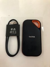 Lot 454  
            Edinburgh SR33 - Delivery Only 

                
SANDISK 2TB EXTREME PRO PORTABLE SSD (ORIGINAL RRP - £200): MODEL NO SDSSDE81-2T0...