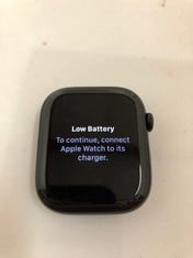 Lot 468  
            Edinburgh SR33 - Delivery Only 

                
APPLE WATCH SERIES 10 46MM GPS JET BLACK SMARTWATCH.  [JPTE99855]: LOCATION - E RACK
