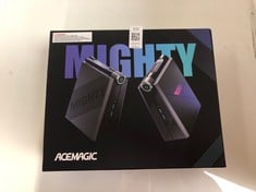 Lot 472  
            Edinburgh SR33 - Delivery Only 

                
ACEMAGIC MIGHTY MINI 512GB NVME PC (ORIGINAL RRP - £309): MODEL NO AD08. INTEL CO...