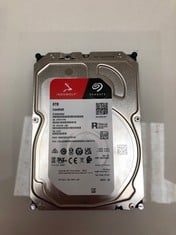 Lot 479  
            Edinburgh SR33 - Delivery Only 

                
SEAGATE 8TB IRONWOLF SATA INTERNAL 3.5" HDD: MODEL NO ST8000VN002  [JPTE99961]: L...