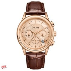 Lot 48  
            Edinburgh SR33 - Delivery Only 
                
GAMAGES OF LONDON LIMITED EDITION HAND ASSEMBLED REGENT MECHANICAL QUARTZ ROSE SK...