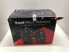 Lot 513  
            Edinburgh SR33 - Delivery Only 
                
IK MULTIMEDIA ILOUD MICRO MONITOR SPEAKER, BLACK.: LOCATION - F RACK