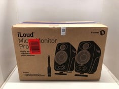 Lot 514  
            Edinburgh SR33 - Delivery Only 
                
IK MULTIMEDIA ILOUD MICRO MONITOR PRO - PAIR - 2-WAY BI-AMPED, HIGHLY PORTABLE, D...