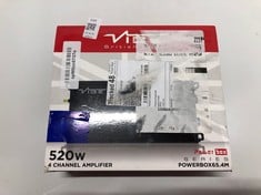Lot 533  
            Edinburgh SR33 - Delivery Only 
                
VIBE POWERBOX 4 CHANNEL MICRO AMPLIFIER - 4 X 65W.: LOCATION - F RACK