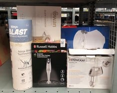 Lot 540  
            Edinburgh SR33 - Delivery Only 
                
QUANTITY OF KITCHEN & APPLIANCES ITEMS TO INCLUDE NINJA BLAST PORTABLE BLENDER, 5...