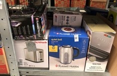 Lot 545  
            Edinburgh SR33 - Delivery Only 
                
QUANTITY OF KITCHEN & APPLIANCES ITEMS TO INCLUDE SALTER DOUBLE WAFFLE MAKER – NO...