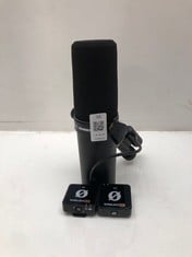 Lot 55  
            Edinburgh SR33 - Delivery Only 

                
SHURE MICROPHONE WITH COVER AND STAND : LOCATION - A RACK