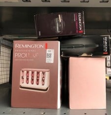 Lot 590  
            Edinburgh SR33 - Delivery Only 
                
QUANTITY OF HEALTH & BEAUTY ITEMS TO INCLUDE REMINGTON CERAMIC HAIR STRAIGHTENER ...