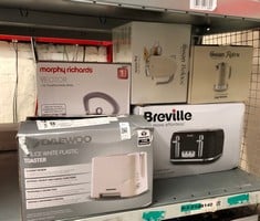 Lot 602  
            Edinburgh SR33 - Delivery Only 

                
QUANTITY OF KITCHEN & APPLIANCES ITEMS TO INCLUDE DAEWOO 2 SLICE TOASTER – WHITE,...