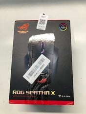 Lot 637  
            Edinburgh SR33 - Delivery Only 

                
REPUBLIC OF GAMERS ROG SPATHA X WIRELESS GAMING MOUSE : LOCATION - G RACK