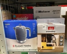 Lot 663  
            Edinburgh SR33 - Delivery Only 

                
QUANTITY OF KITCHEN & APPLIANCES ITEMS TO INCLUDE MELITTA AROMABOY (BEIGE): LOCAT...