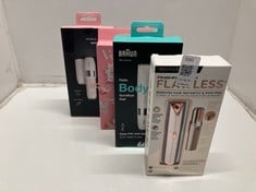 Lot 680  
            Edinburgh SR33 - Delivery Only 

                
QUANTITY OF HEALTH & BEAUTY ITEMS TO INCLUDE FINISHING TOUCH FLAWLESS NEXT GENERA...