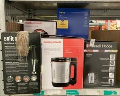 Lot 694  
            Edinburgh SR33 - Delivery Only 

                
QUANTITY OF KITCHEN & APPLIANCES ITEMS TO INCLUDE RUSSELL HOBBS ELECTRIC KETTLE (...