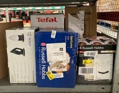 Lot 695  
            Edinburgh SR33 - Delivery Only 

                
QUANTITY OF KITCHEN & APPLIANCES ITEMS TO INCLUDE RUSSELL HOBBS TEXTURES 2 SLICE ...