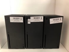 Lot 734  
            Edinburgh SR33 - Delivery Only 

                
X3 MICROSOFT SERIES X CONSOLE: MODEL NO 1882 (SMASHED / SALVAGE / SPARES)  [JPTE1...