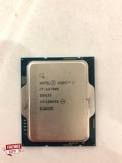 Lot 746  
            Edinburgh SR33 - Delivery Only 

                
INTEL CORE I7-14700K CPU (ORIGINAL RRP - £324).  [JPTE100106]: LOCATION - RACK H